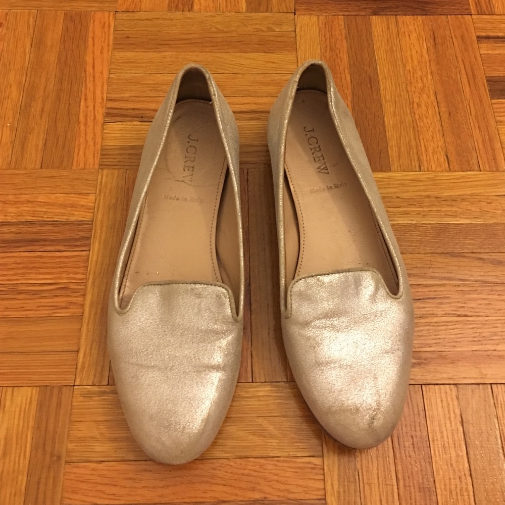 J Crew iridescent flat